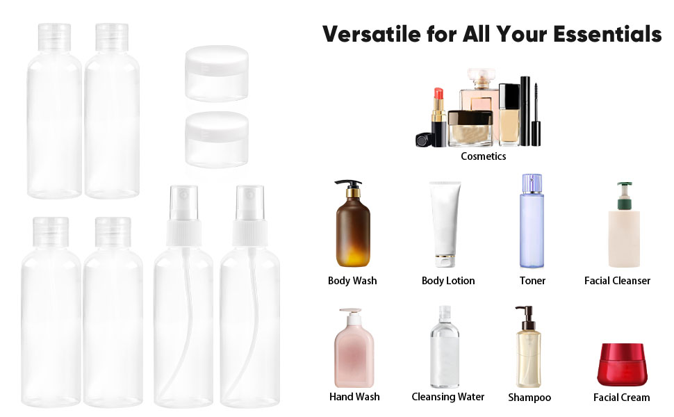 Travel Bottles Set