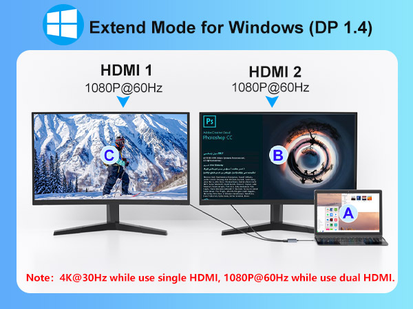 dual monitor adapter 