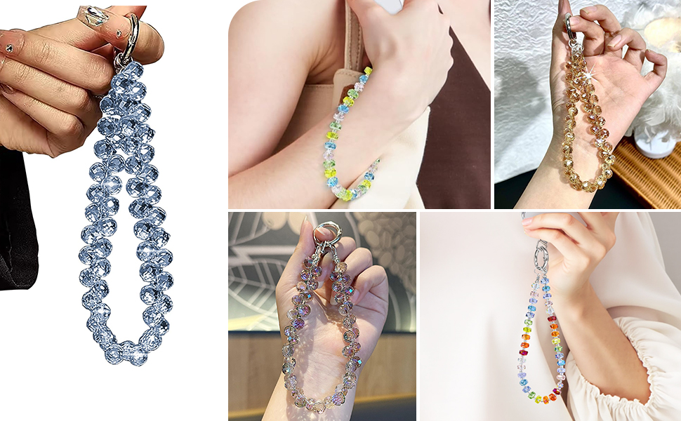 Beaded Phone Wrist Strap