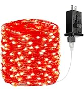 66Ft 200LED Fairy Lights Plug in, Waterproof String Lights Outdoor &amp; Indoor 8 Modes with Timer, V...