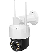 EVERSECU Tuya Smart WiFi 5MP 20X Optical Zoom Auto-Tracking Outdoor PTZ Security Camera, Motorize...