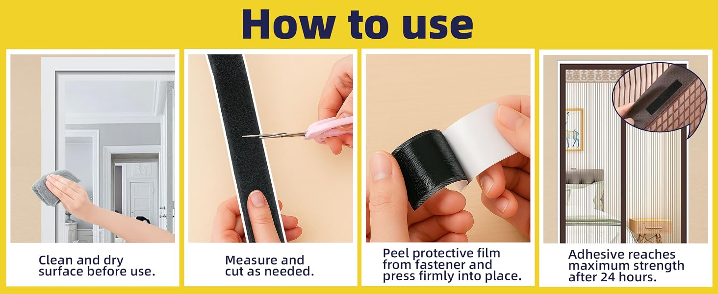 Velcro Strips with Adhesive