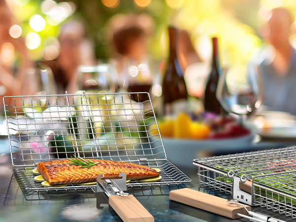ivtivfu Fish Grill Basket