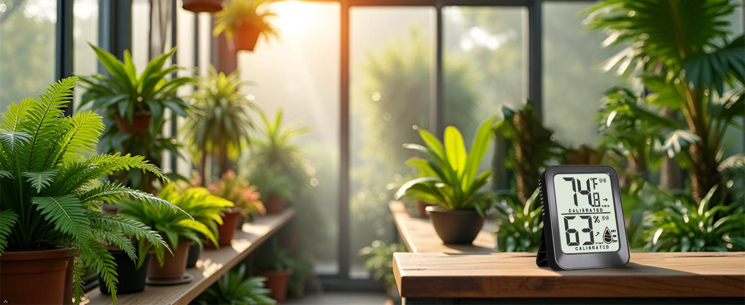 hygrometer indoor humidity for green house