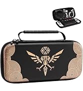 TiMOVO Carrying Case Compatible with Nintendo Switch OLED 2021 &amp; Switch, Durable Hard Shell Game ...