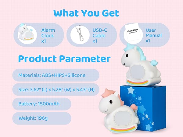 Alarm Clock with Night Light