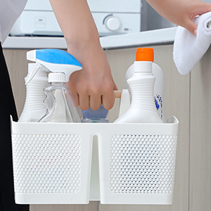 plastic shower caddy