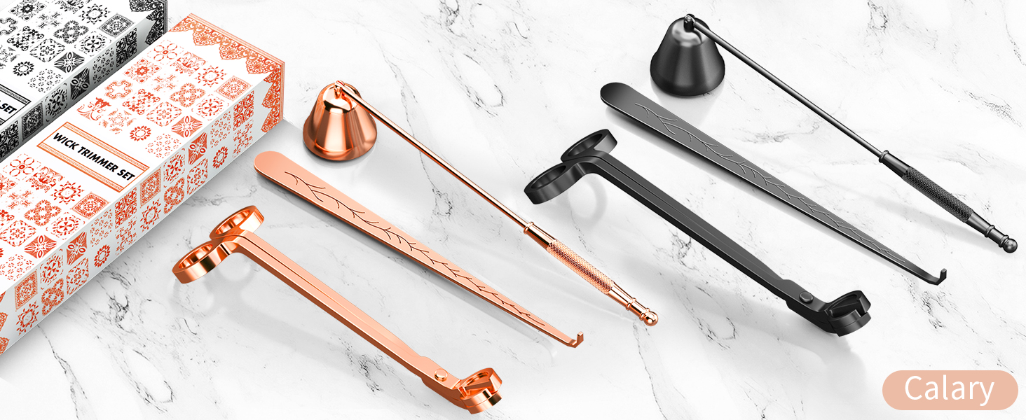 calary Candle Wick Trimmer, Candle Snuffer and Wick Dippe