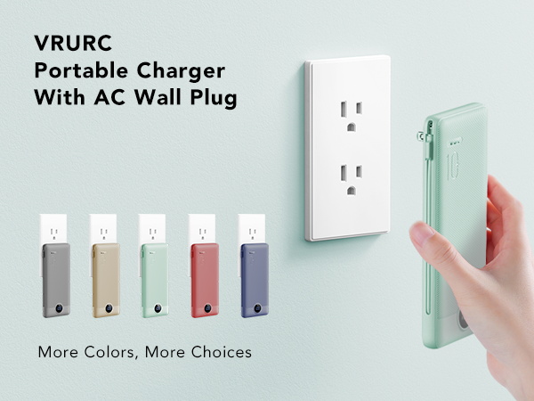 power bank for travel with wire