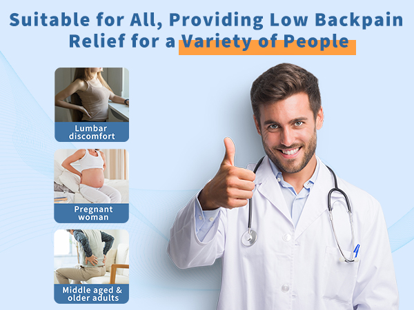 Lumbar Support Pillow for Bed