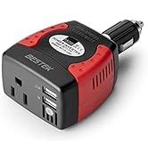 BESTEK 150W Power Inverter 12V to 110V Voltage Converter Car Charger Power Adapter with 3.1A Dual...
