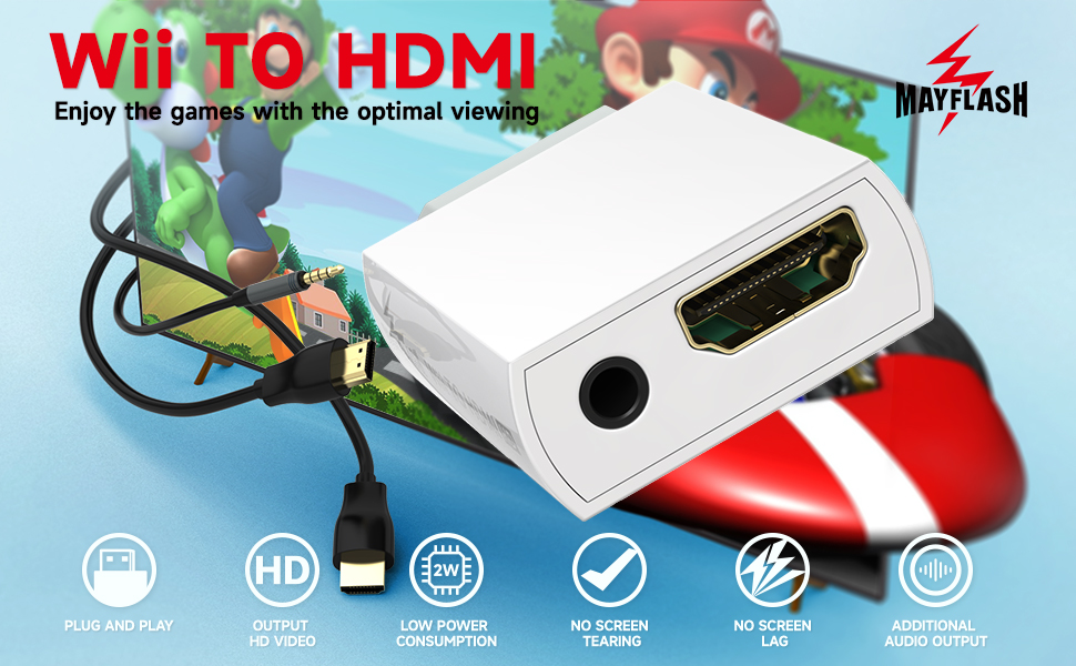 Wii to HDMI Converter