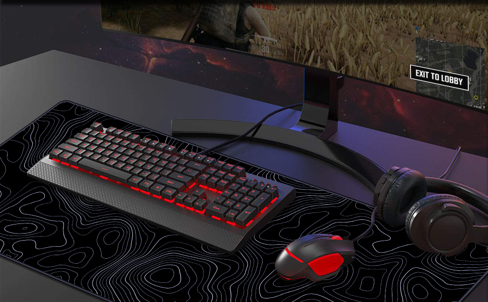 mouse pad gaming mousepad large desk mat xxl xl big extended keyboard computer accessories