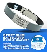 bracelet medicalidbracelets personal medicle personalied emergincy braiclet emergencie necolelie