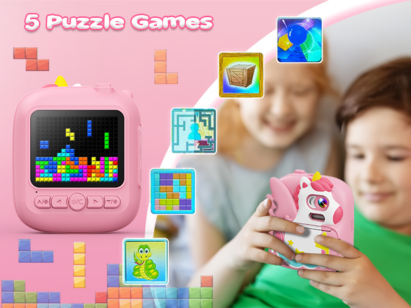 5 puzzle games kids polaroid camera kids digital camera 