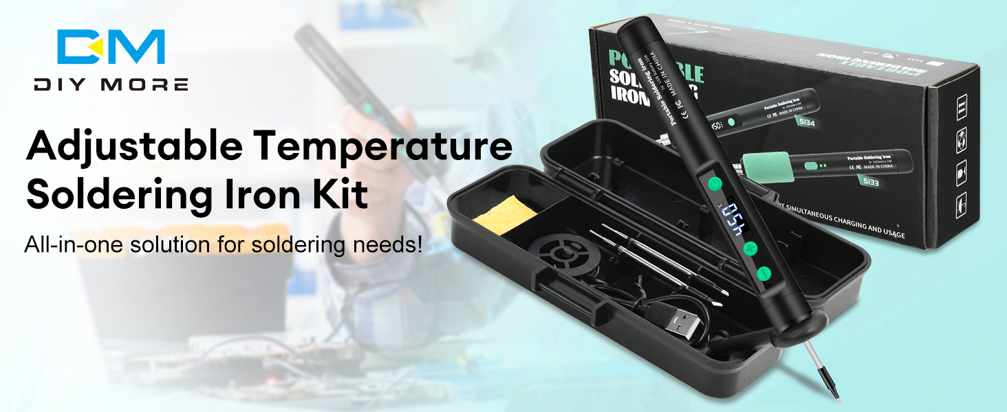 Cordless Soldering Iron Kit