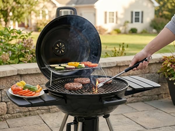 Outdoor Grilling: Perfect for charcoal, gas grills