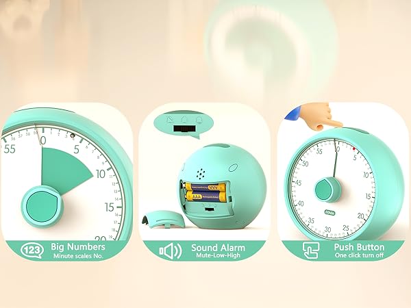 Visual Timer for Kid-Make time fun for kid! Colorful countdowns help children learn and stay on task