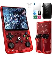 R36MAX Handheld Game Console, 40000+ Games Retro Gaming Console, 256GB TF Card Mini Retro Video C...