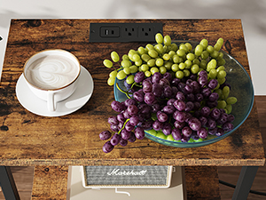 Nightstand with charging station