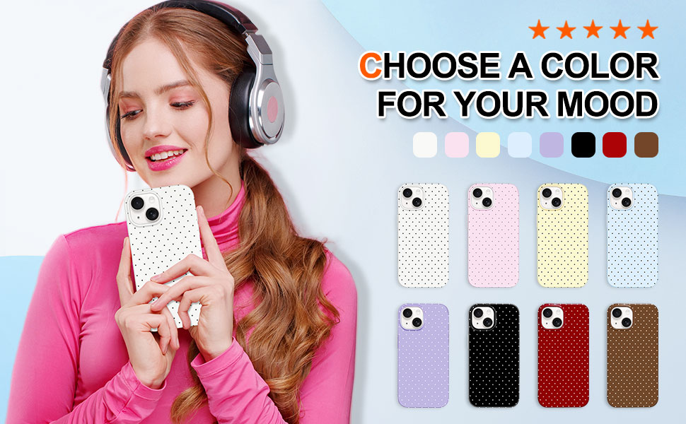 Cute Trendy Polka Dot Design