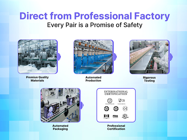 Disposable Nitrile Exam Gloves