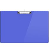 Macroclo Extra Large 11x17 Clipboards, Plastic Drawing Boards with Low Profile Clip Horizontal Cl...