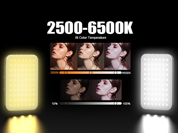 bicolor selfie light