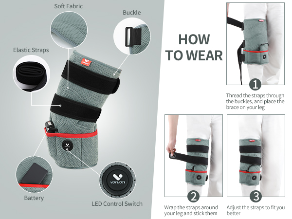 heated knee support
