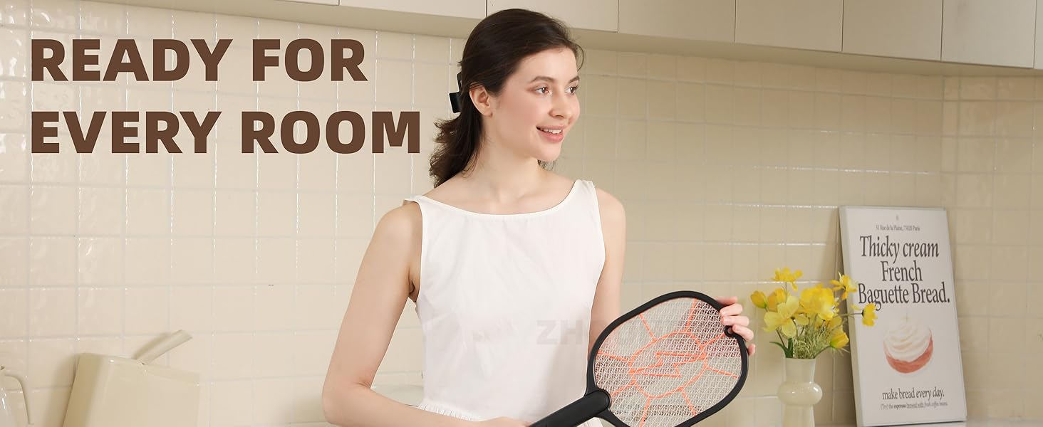 Electric Fly Swatter 2 Pack (Black &amp;amp; Gray)