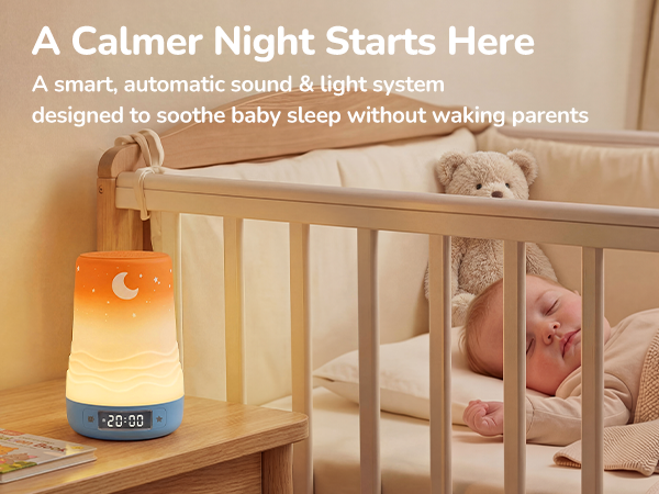 A gentle sleep solution created to support babies—and give parents more peace of mind at night.