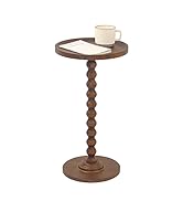 AWASEN Small Side Table, Round Drink Table for Small Spaces, Round Accent End Table Living Room, ...