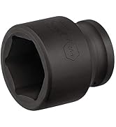 Jetech 3/4 Inch Drive 1-1/2 Inch Standard Impact Socket, Made with Chrome Molybdenum Alloy Steel,...