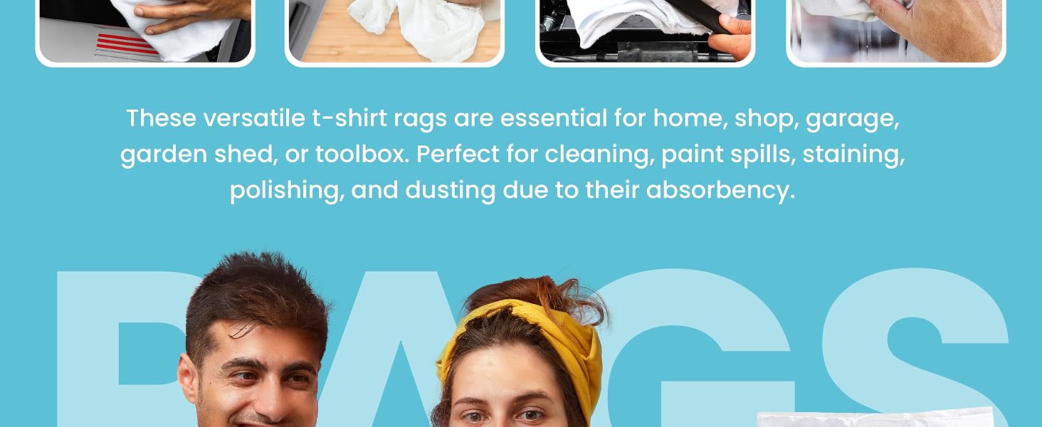T shirt rags, cleaning rags for cleaning, shop rags, cleaning towels