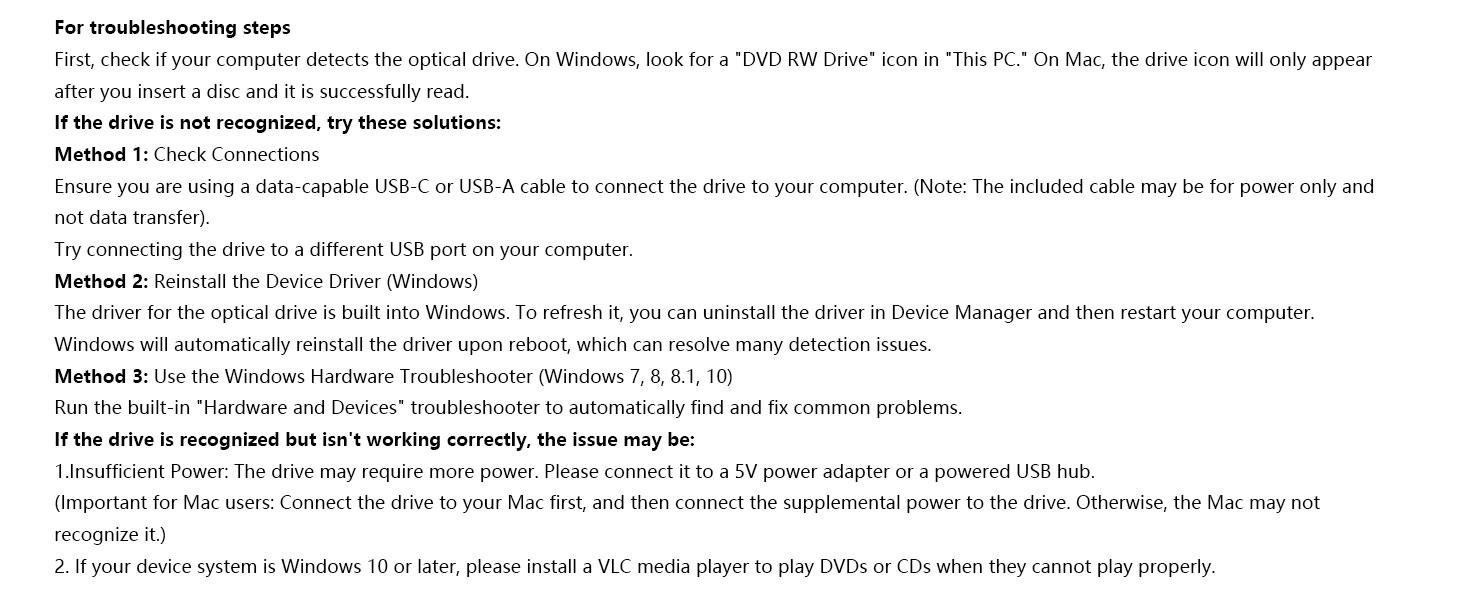 cd rom external drive for laptop