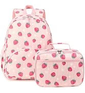 LOIDOU Kids Backpack with Lunch Box Set, Toddler Preschool Boy Backpack with Chest Strap Kinderga...