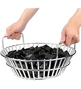 Charcoal Basket, Grill Ash Basket for Big Green Egg Large, 14 Inches Stainless Steel Ash Basket