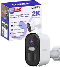 Lorex Connect (New App) | 2K Indoor Pan-Tilt Wi-Fi Home Security Camera