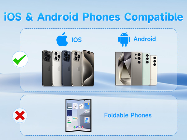 iOS &amp;amp; Android Phones Compatible