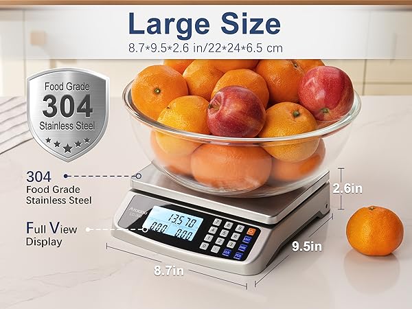 ATOGOU 66lb/30kg Large Digital Kitchen Scale