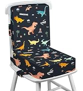 wooshwa Toddler Booster Seat for Dining Table with Adjustable Straps, Kids Booster Seat for Kitch...