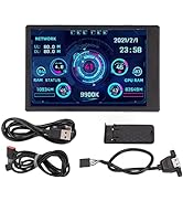 3.5in IPS USB Mini Screen,PC Temperature Display AIDA64 PC CPU RAM Data Monitor PC Sensor Panel D...