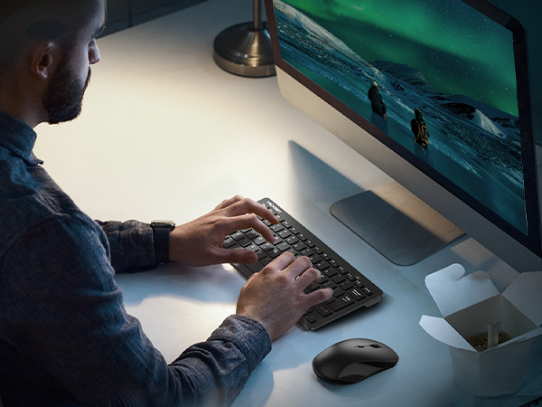 compact keyboard and mouse wireless