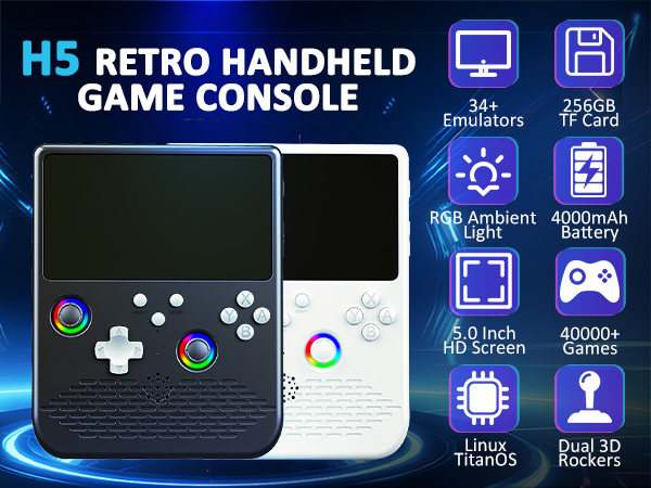 H5 Handheld Retro Game Console