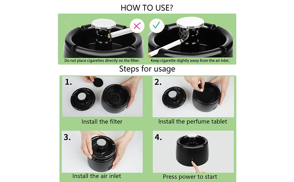 Smokeless Ashtray Indoor