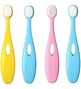 EasyHonor Baby Toothbrush for Age 1-3 Years Old, Extra Soft Toothbrush with 10000 Floss Bristle f...