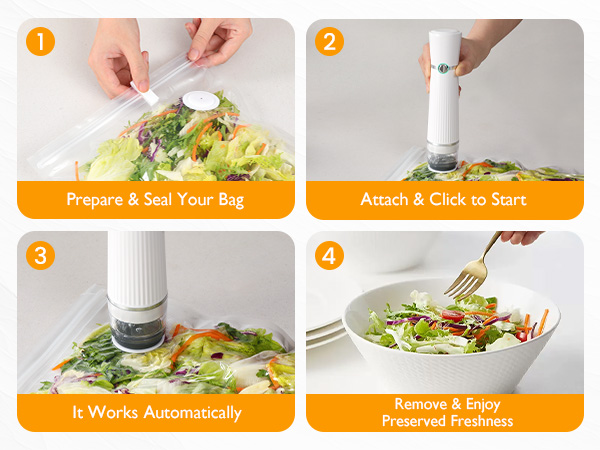 Sunvivi Portable Vacuum Sealer Machine: Food Storage Preservation