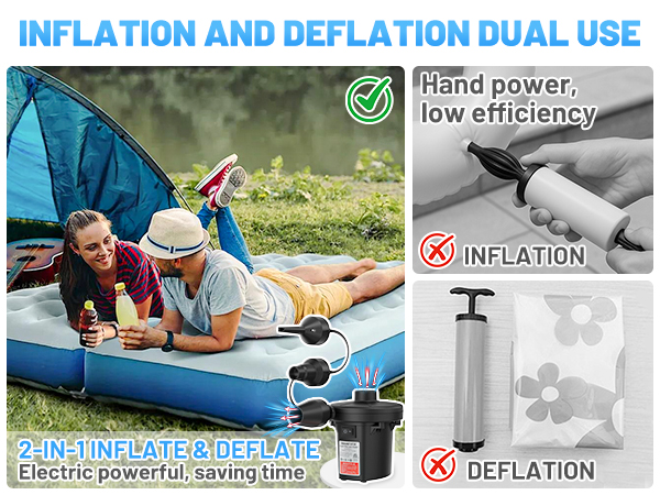2-in-1 air pump