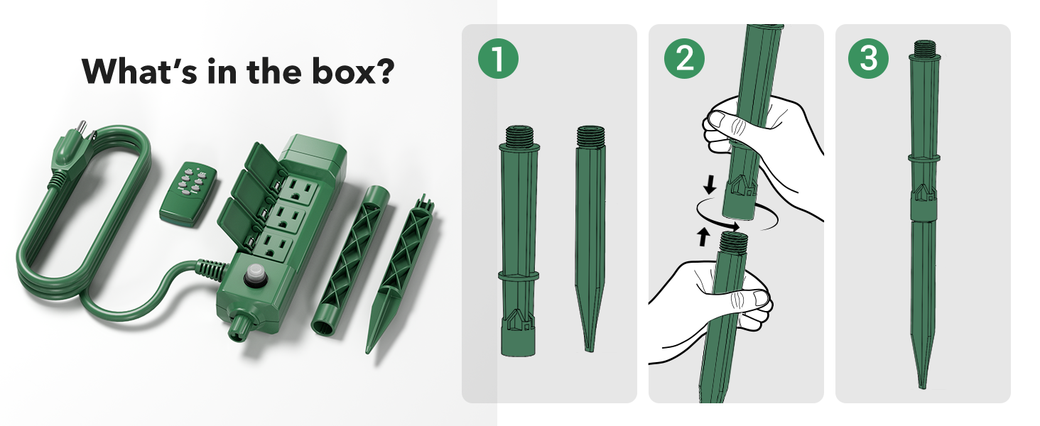 outdoor light timers waterproof