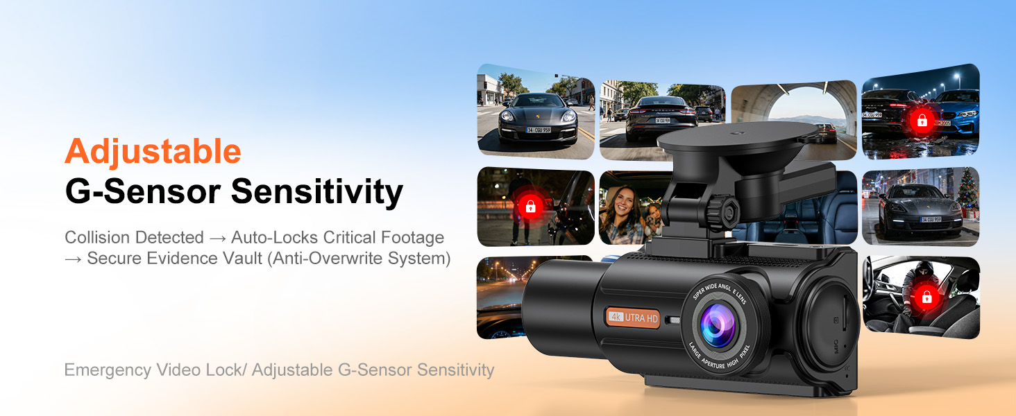 dash camera for cars front and rear
